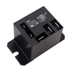 DC12V 30A SPDT 파워 릴레이 플랜지 장착 퀵 커넥트 터미널 와이어 미니 NT90-DC12V-10X, 단일 DC24V 1개
