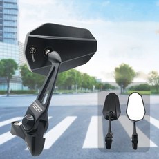 샛별링 오토바이 스쿠터 백미러 사이드미러, 1세트