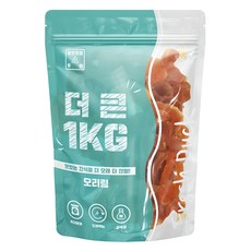 이수펫 강아지 더큰 간식, 오리링, 1kg, 1개