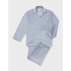 < 메리 투나잇 > 이브니에 엘린 극세사 스판 블루 남자 빅사이즈 잠옷 파자마 홈웨어 세트