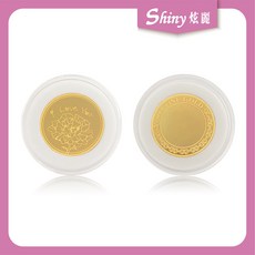 【炫麗】母親節感恩金幣2錢 (康乃馨花) 999純金