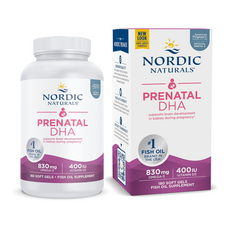노르딕 내추럴스 프리네이탈 DHA 830mg 임산부 오메가3+비타민D 400IU함유 180소프트젤, 180회분, 1개
