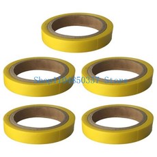 5롤 라켓 그립 마감 테이프 오버그립 컴파운드 실링 테이프 테니스 스쿼시 라켓 그립 테이프 라켓 액세서리, Yellow × 1개