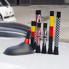 차량용 튜닝 안테나 숏 롱 타입 장식 소품 볼 호환 용품, 카본 숏타입 (카본블랙)