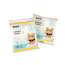 【妙妙熊-官方直營】特柔護理巾 20張/包, 3個, 20張, 94g