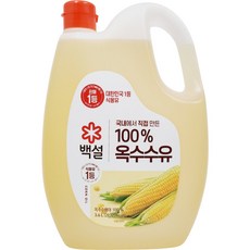 와이제이 대용량식자재 옥수수식용유(백설 1.8L)X10, 3.6L, 1개