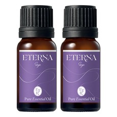 에테르나 퓨어 에센셜오일 100% 아로마오일 원액, 2개, 10ml, 세이지