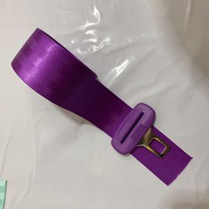 炫彩安全帶 汽車安全帶 加厚通用型安全帶 改裝米色保險座椅延長帶, 紫色3.6米帶卡扣（送縫紉線限位扣）, 1個