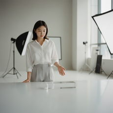 투명 아크릴 막대 사각 판재 10X3cm 20T 맞춤 재단 디스플레이 소재, 1개, 아크릴막대10X3cm20T