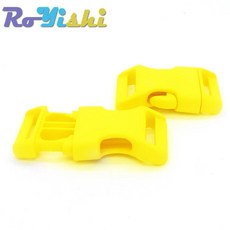 파라코드 팔찌백백용 개팩 플라스틱 윤곽 측면 릴리스, 1개, 11. Yellow