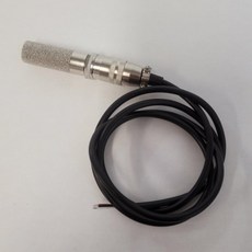 RS485 온습도 센서 - 소결 동 필터 - 항공 커넥터 - DC 5~24V - Modbus RTU - PLC 자동화 연동, 회색, 1개