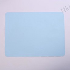 직사각형 실리콘 식탁 매트 테이블 식기 차단 방지 서양식 학생용 미끄럼 패드, 하늘색, 30x40 미터