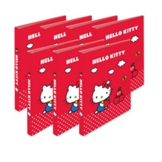 드림산업 헬로키티 클리어화일 A4 40매, 레드키티, 10개