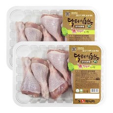 무항생제 닭다리 400g 2팩, 2개