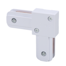 레일부속 전원+마감 화이트 KC 비츠온, 1개