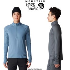 Mountain Hardwear 男款 Butter Up Half Zip 舒適透氣半開襟運動上衣 #2084661