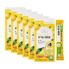 영진약품 레몬즙 20g 14포 6박스 NFC 레몬100 착즙주스 액상스틱 레몬원액