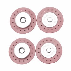 아유넬 가죽 자석 스냅 단추, 인디핑크, 2개