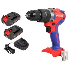 워크프로 20V 충전 함마드릴 세트 2.0Ah WP390007, 1세트