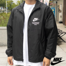나이키(NIKE) A-RIZED 바람막이 블랙 코치 데일리 자켓 + GYU 신발가방