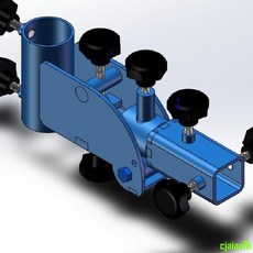 工具支架 新款水鉆機頂桿支架 鉆孔機升降架 打孔固定架 打眼 打洞 伸縮撐桿, 1個, 二節版3.1米,固定三通配手搖千斤頂