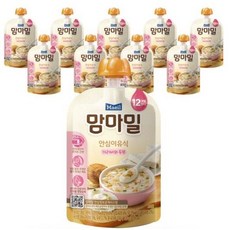 맘마밀 안심이유식 12개월, 가리비와 두부, 100g, 3개