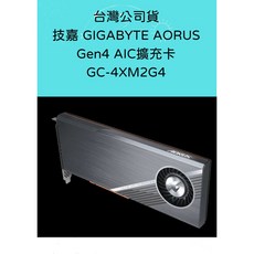GIGABYTE AORUS Gen4 AIC 擴充卡 GC-4XM2G4, 1個
