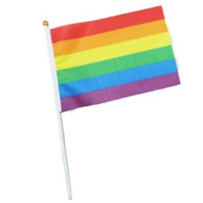 사각 무지개 깃발 퀴어 축제 기념일 체육 대회 운동회 야유회 소품 용품