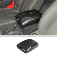 201073 JWWY 팔걸이 커버 케이스 패드 센터 콘솔 장식 보호 트림 핏 2011-2017 지프 랭글러 JK JKU 내부 액세서리 탄소 섬유 ABS, 201073 JWWY 팔걸이 커버 케이스 패드 센터 콘