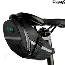 자전거 안장 하단 부착 수납 가방 라이딩 장비 보관 웨지 형태 소지품 휴대, 1개, ks13안장가방