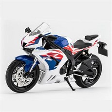 11451334 다이캐스트 수집품 미니어처 모델 바이크 컬렉터 컴퓨터 데스크톱 오너먼트 1 12에 적합한 혼다 CBR 1000RR‑R 합금 레이싱 메탈 컬렉션 선물 화이트