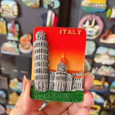 마카오마그넷 마카오기념품 성바울성당 마그네틱 마카오성당 냉장고 세계, AK. Leaning Tower 3 이탈리아