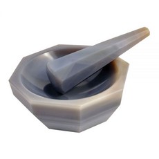 United Scientific® MPA020 | Agate Mortar 및 Pestle 세트 | 외경 2인치 | 실험실 교실 주방용 | Agate Stone, United Scientific® MPA020 | A