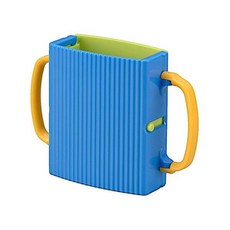 鋁箔包飲料盒 小牛奶縮拉盒 輔助杯架 飲料盒 防灑飲料杯 折疊式 防擠壓 杯架 飲料架 RA4023, 1個, 藍綠色 / 2891, F