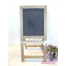 House傢飾 zakka南法田園鄉村風格舊Loft工業風 木色落地黑板 MENU架