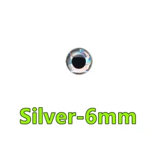 100-500개 낚시 미끼 눈 홀로그램 3D 3mm 4mm 5mm 6mm 시뮬레이션 플라이 낚시 미노우 인조 물고기 DIY 눈, 01 100PCS, 09 Silver-6mm