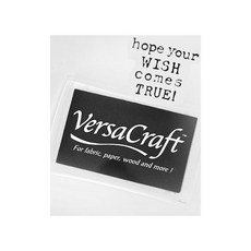 퀼트스타 츠키네코 스탬프 패브릭잉크 VK-182_블랙 (대), 1개, 블랙