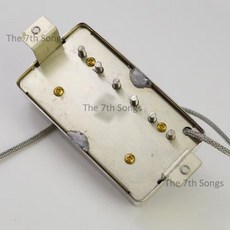 1959 Collectors Edition PAF IV G**son Alnico 4 LP 일렉트릭 기타용 험버커 픽업 49.2mm 간격 2 도체 와이어 니켈, [01] Set-Raw NS, 1개