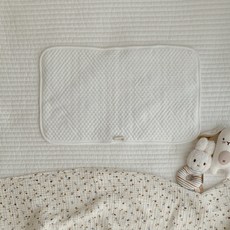 베이비소풍 여름 아기 유아 듀라론 냉감 베개 덮개 / 쿨링 키즈 필로우 커버 땀패드, 스노우