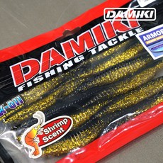 다미끼 아머쉐드 5인치 광어 다운샷 웜, 445 MUD GOLD SHAD 2, 6.4g