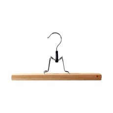 원목 일자 3p DK57 집게형 바지걸이 89469PC 1(pc), 색상, 1개