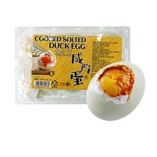 (배터짐) 염장 오리알 찐오리알 야단 한곽 6알 (일요일&당일발송) 실온, 1개, 390g