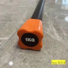 중량봉 1KG 고정 헬스장 여성용 핸들, 1개, 1g