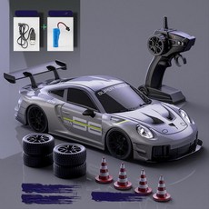 고속 RC카 드리프트 무선조종 SUV 선물, Bosch 911 [그레이], 표준 단일 배터리 [30분]