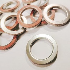 오토바이 배기 파이프 개스킷 야마하 JOG100 RS100 4 스트로크 스쿠터 배기 씰 36mm x 26mm x 4mm 씰 4 개, 01   Mainland, 02 10pcs