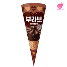 해태아이스 부라보콘 초코 아이스크림간식, 24개, 140ml
