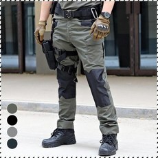 남성 고탄력 방수 카모플라쥬 전술바지 미군 특수부대 야외 등산 캠핑 편안함