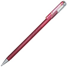 펜텔아츠 글리터 젤 잉크 듀얼 메탈릭 1.0mm 컬러 볼펜, 핑크 + 메탈릭 핑크, 1개