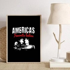 포스터 접착식 종이 인쇄 홈 거실 침실 입구 카페 아트, I. z2