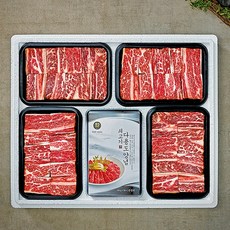 한우 찜갈비세트 2.8kg/찜갈비 700gx4개+소스, 없음